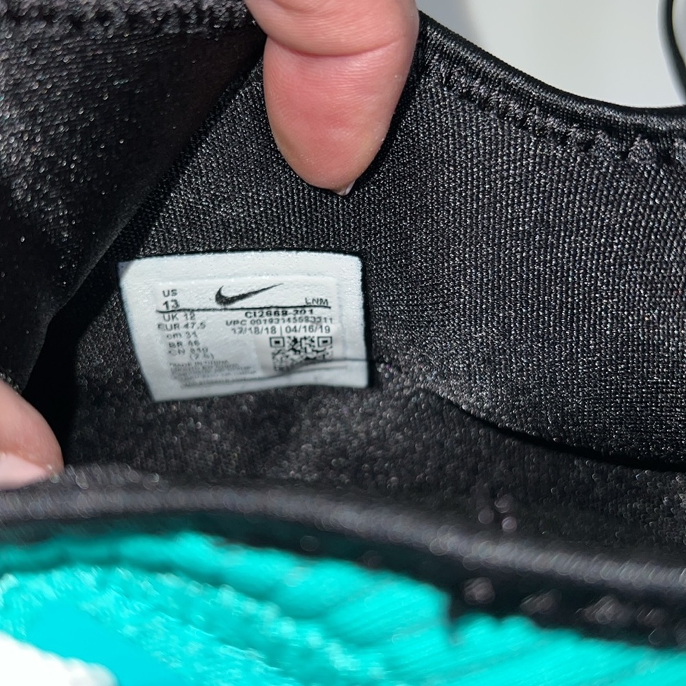 🌟NWT MENS NIKE LEBRON XVI 16 LOW AIR MAX TRAINER CI2668 HYPER JADE SIZE 13 - Picture 12 of 14